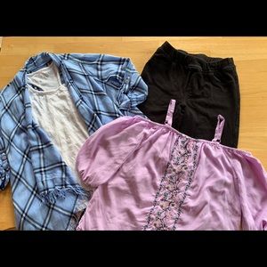 Size 10-12 Girls clothing set